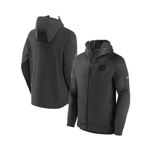 ファナティクス メンズ ジャケット&ブルゾン アウター Men's Heather Charcoal New Jersey Devils Authentic Pro Road Tech Full-Zip Hoodie Jacket Heather Charcoal ファナティクス メンズ ジャケット&ブルゾン アウター Men's Heather Charcoal New Jersey Devils Authentic Pro Road Tech Full-Zip Hoodie Jacket Heather Charcoal