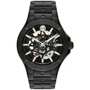 モバド メンズ 腕時計 アクセサリー Men's Alta S.E. Skeleton Swiss Automatic Black PVD Watch, 43.50mm Black(2)