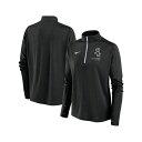 ナイキ レディース カットソー トップス Women's Black Chicago White Sox Pacer Quarter-Zip Top Black