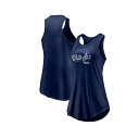 ファナティクス レディース カットソー トップス Women's Navy Chicago White Sox Simplicity Swing Racerba...