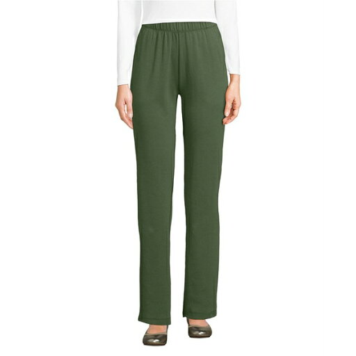 ランズエンド レディース カジュアルパンツ ボトムス Women's Petite Sport Knit High Rise Pants Estate green ランズエンド レディース カジュアルパンツ ボトムス Women's Petite Sport Knit High Rise Pants Estate green
