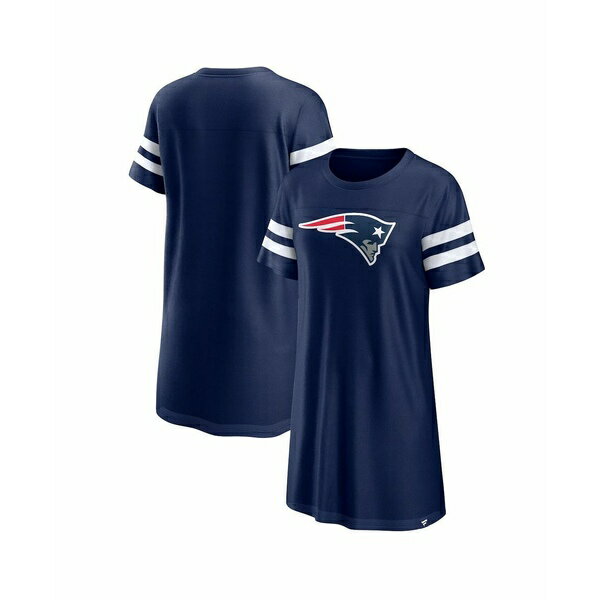 ファナティクス レディース ワンピース トップス Women's Navy New England Patriots Victory On Dress Navy
