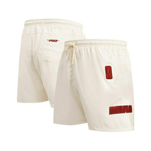 プロスタンダード メンズ カジュアルパンツ ボトムス Men's Cream Miami Heat Triple Tonal Woven Shorts Cream プロスタンダード メンズ カジュアルパンツ ボトムス Men's Cream Miami Heat Triple Tonal Woven Shorts Cream