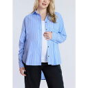 マザーフッドマタニティ レディース カットソー トップス Women's Long Sleeve Button-Up Poplin Shirt - Mother...