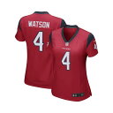 ナイキ レディース カットソー トップス Women's DeShaun Watson Houston Texans Game Jersey Red
