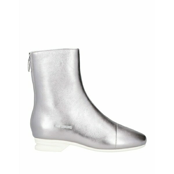 【送料無料】 ラフ・シモンズ レディース ブーツ シューズ Ankle boots Silver