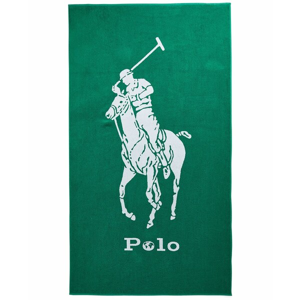 ラルフローレン メンズ ポロシャツ トップス Men's Polo Earth Towel Green/white