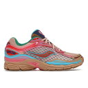 Saucony サッカニー メンズ スニーカー 【Saucony ProGrid Omni 9 Jae Tips To Do List Tan】 サイズ US_7.5(25.5cm) Tan/Pink