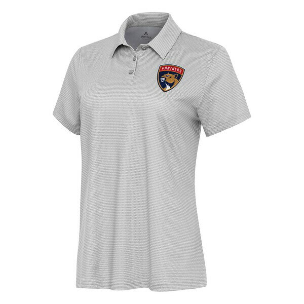 アンティグア レディース ポロシャツ トップス Florida Panthers Antigua Women's Rings Polo White