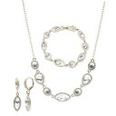 ジバンシー レディース ブレスレット・バングル・アンクレット アクセサリー 3-Pc. Set Stone & Color stone & Marquise Link Necklace, Bracelet, & Matching Drop Earrings Gold