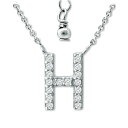 Wj xj[j fB[X lbNXE`[J[Ey_ggbv ANZT[ Cubic Zirconia Initial Pendant Necklace, 16