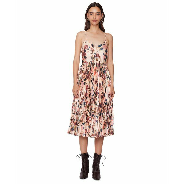 ロストアンドウォーター レディース ワンピース トップス Women 039 s Thea Printed Pleated Midi Dress Cream Floral Multi