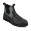 テリトリー メンズ ブーツ シューズ Men's Canyonlands Tru Comfort Foam Pull-On Water Resistant Chelsea Boots Black