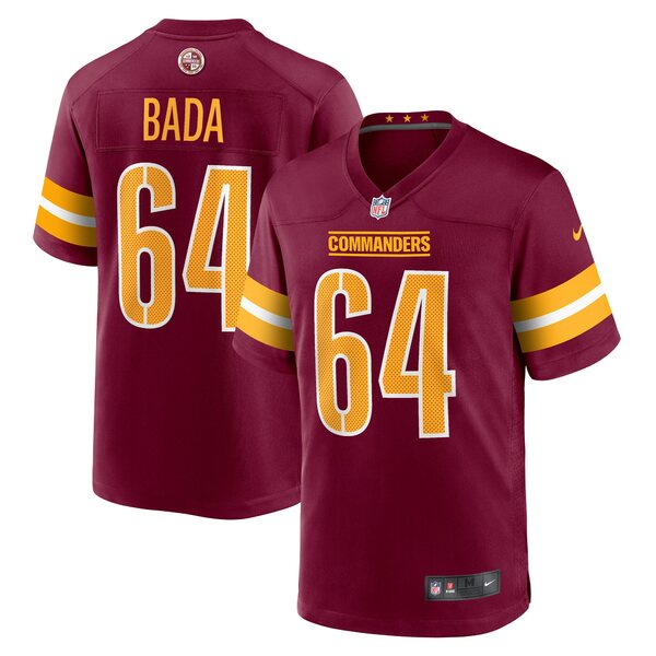 ナイキ メンズ ユニフォーム トップス David Bada Washington Commanders Nike Game Jersey Burgundy