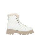 【送料無料】 ボイルブランシェ レディース ブーツ シューズ Ankle boots Off white