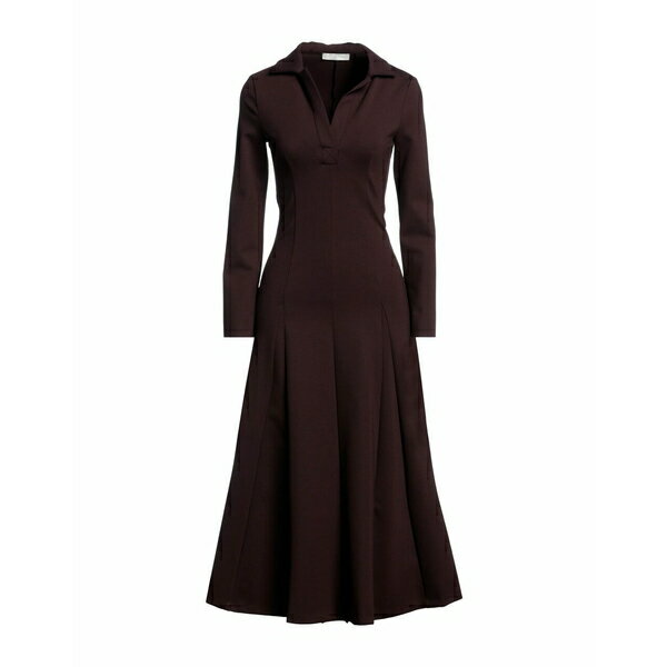 【送料無料】 ビートライス レディース ワンピース トップス Midi dresses Dark brown