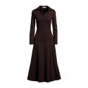 ビートライス レディース ワンピース トップス Midi dresses Dark brown