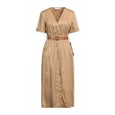 カオス レディース ワンピース トップス Midi dresses Camel