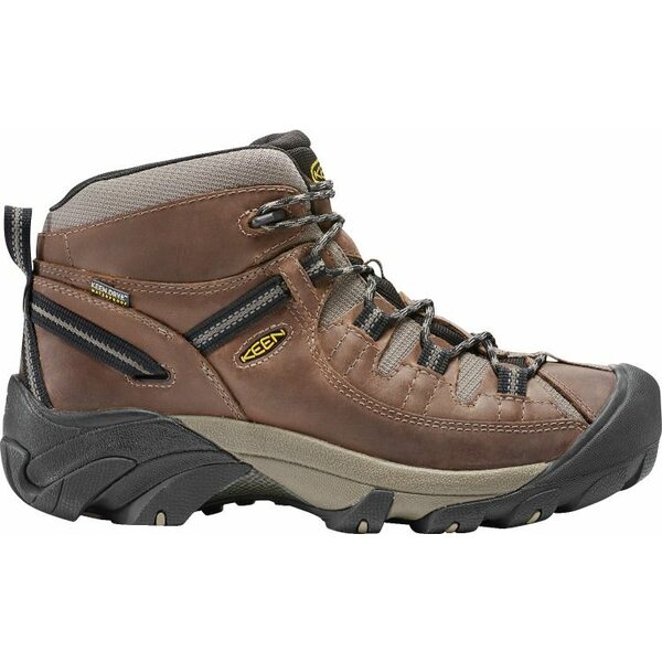 キーン メンズ ブーツ シューズ KEEN Men's Targhee II Mid Waterproof Hiking Boots Shitake Brindle 1