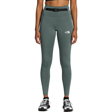 ノースフェイス レディース カジュアルパンツ ボトムス The North Face Women's Cloud Roll Waist Pack Leggings Balsam Green