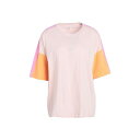  ロキシー レディース カットソー トップス RX T-shirt Essential Energy Cblock Tee Blush