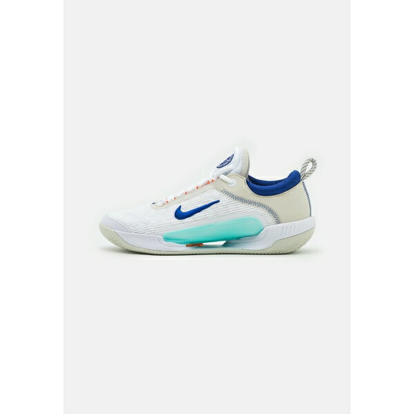 ナイキ メンズ テニス スポーツ COURT ZOOM NXT CLAY - Clay court tennis shoes - white/deep royal blue/light bone