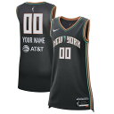 ナイキ メンズ ユニフォーム トップス New York Liberty Nike Unisex 2021 Explorer Edition Victory Custom Jersey Black