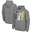 ナイキ メンズ パーカー・スウェットシャツ アウター Golden State Warriors Nike 2022 NBA Finals Champions Locker Room Pullover Hoodie Heathered Gray