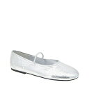 BCBジェネレーション レディース サンダル シューズ Women's Marzi Round Toe Casual Flat Silver Crinkle Metallic(4)