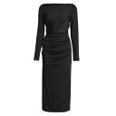 ドリス・ヴァン・ノッテン レディース ワンピース トップス Hunewa Gathered Midi-Dress black