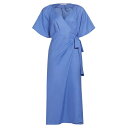 リフォメーション レディース ワンピース トップス Olea Cotton Wrap Midi-Dress dusk