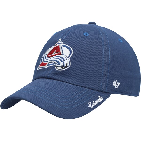 フォーティーセブン レディース 帽子 アクセサリー Colorado Avalanche '47 Women's Miata Clean Up Adjustable Hat Blue