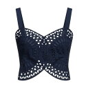 【送料無料】 アルベルタ フェレッティ レディース カットソー トップス Tops Midnight blue