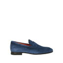 【送料無料】 サントーニ メンズ スリッポン・ローファー シューズ Loafers Blue