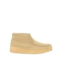 【送料無料】 クラークス メンズ ブーツ シューズ Ankle boots Beige(4)