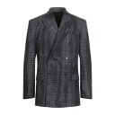 【送料無料】 ヴェルサーチ メンズ ジャケット&ブルゾン アウター Blazers Grey