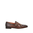 【送料無料】 サントーニ メンズ スリッポン・ローファー シューズ Loafers Brown