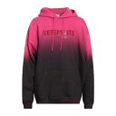 【送料無料】 ヴェトモン メンズ パーカー・スウェットシャツ アウター Sweatshirts Pink