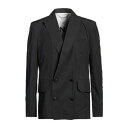 【送料無料】 バルマン メンズ ジャケット&ブルゾン アウター Blazers Black
