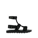 【送料無料】 ジル・サンダー メンズ サンダル シューズ Sandals Black