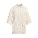 【送料無料】 ラネウス メンズ カーディガン アウター Cardigans White
