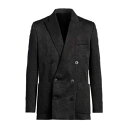 【送料無料】 バルマン メンズ ジャケット&ブルゾン アウター Blazers Black