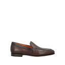 【送料無料】 サントーニ メンズ スリッポン・ローファー シューズ Loafers Brown