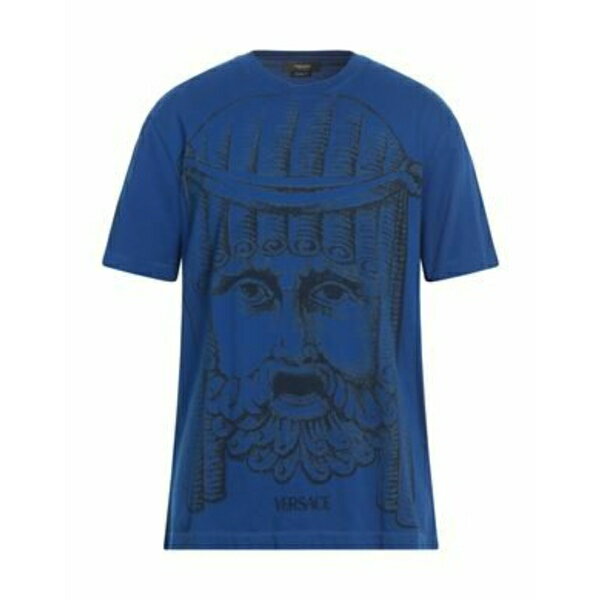 【関税込み】Versace ブルー ポリエステル Tシャツ 楽天市場】ヴェルサーチ t シャツ ブルーの通販