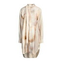 【送料無料】 マックイーン レディース ワンピース トップス Mini dresses Beige