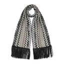 【送料無料】 ミッソーニ レディース マフラー・ストール・スカーフ アクセサリー Scarves Brown