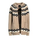 【送料無料】 ヌメロ ヴェントゥーノ レディース カーディガン アウター Cardigans Beige