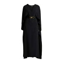 【送料無料】 ヴェルサーチ レディース ワンピース トップス Maxi dresses Black