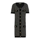 【送料無料】 エリザベスフランキ レディース ワンピース トップス Mini dresses Black