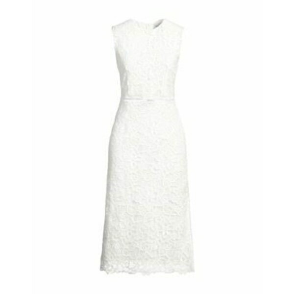 【送料無料】 エルマンノ フィレンツェ レディース ワンピース トップス Midi dresses White
